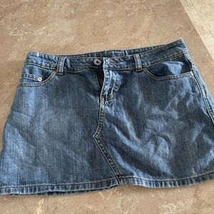 Vintage blue notes skirt